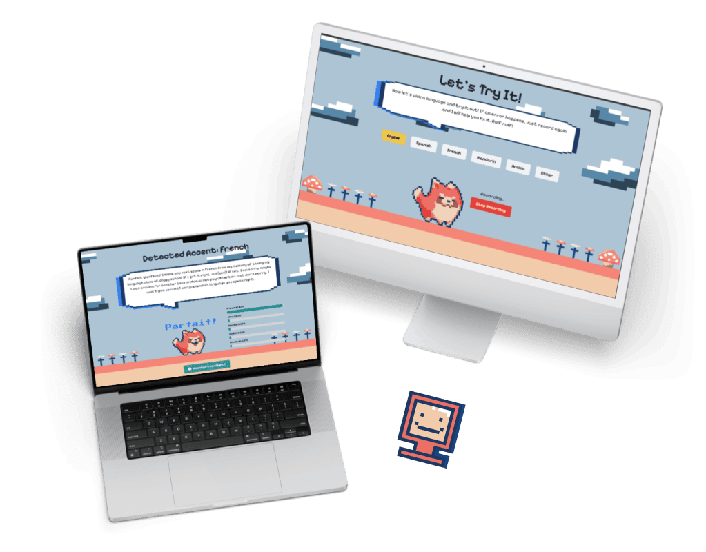 EmoTune interactive learning screens